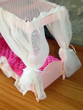 Letto con luci Barbie Mattel Spagna 1986 completo