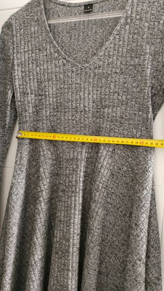 Vestido premamá gris talla S COMO NUEVO.