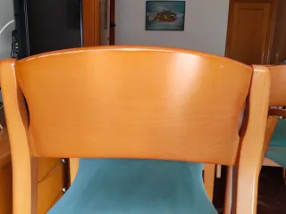 Pack 6 Sillas Madera Cerezo Butaca