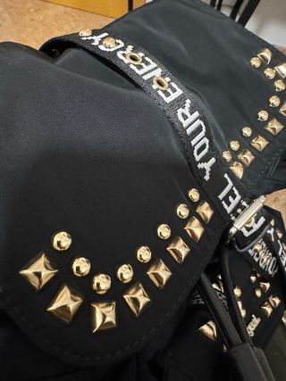 Mochila Desigual Tribeca Tachuelas Negra