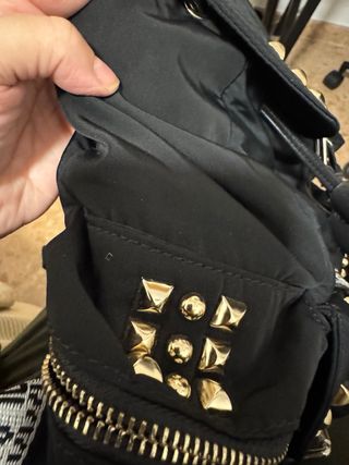 Mochila Desigual Tribeca Tachuelas Negra