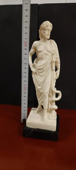 Figura Asclepio Mármol/Alabastro