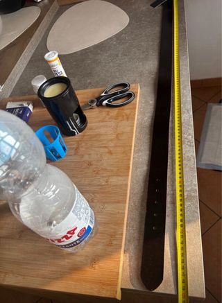 Cintura Levi's vera pelle marrone mis 100