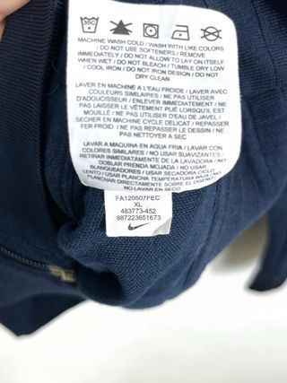 Track Jacket Nike Retro Y2K Bordada USA Azul Roja