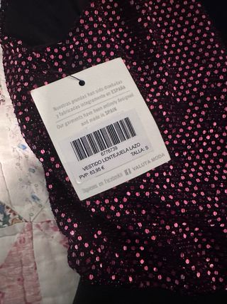 Vestido fiesta lentejuelas espectacular