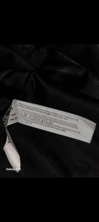 Vestido Massimo Dutti Negro Encaje