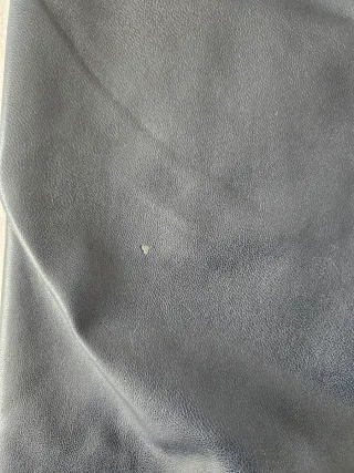 Leggings efecto piel azul marino Talla S