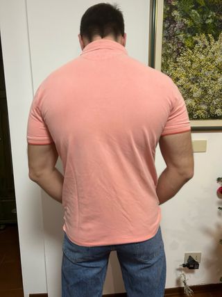 Polo Guess arancione/rosa