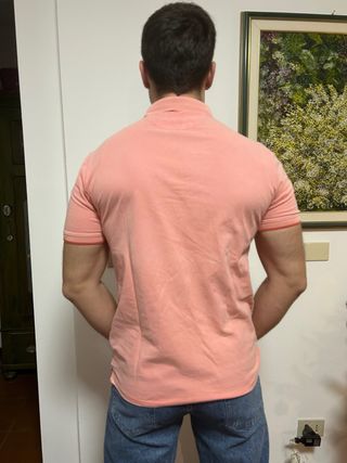 Polo Guess arancione/rosa