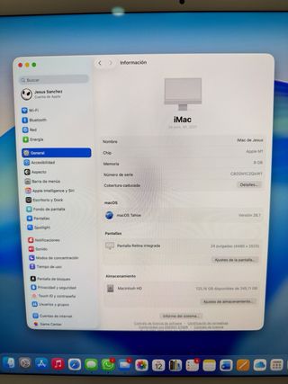 iMac 24 M1 2021 Plata