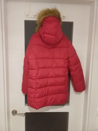 Abrigo niña rojo 7-8 años