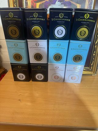 12 Scatole Latta La Gourmanderie Nuove