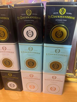 12 Scatole Latta La Gourmanderie Nuove