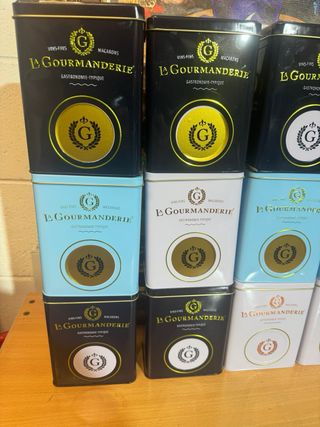 12 Scatole Latta La Gourmanderie Nuove