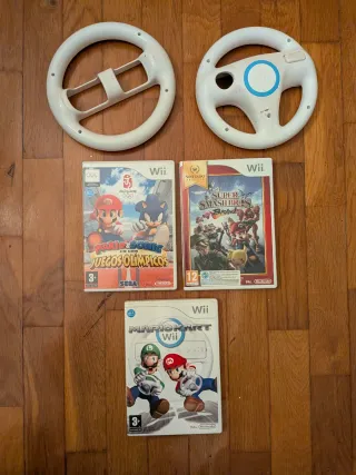 3 Giochi Wii: Mario Kart, Smash Bros, Mario & Sonic