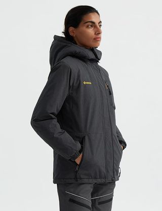 GEMYSE Chaqueta de Esquí Impermeable de Montaña para Mujer Abrigo de Invierno