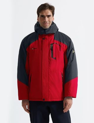 Chaqueta de Esquí Impermeable de Montaña para Hombre Abrigo de Invierno