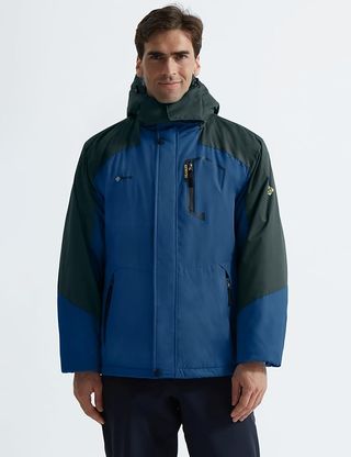 Chaqueta de Esquí Impermeable de Montaña para Hombre Abrigo de Invierno
