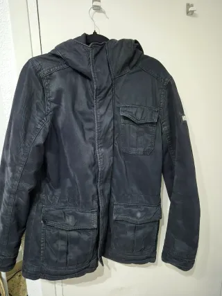 Chaqueta Hollister Talla S Azul Marino