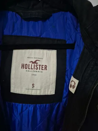 Chaqueta Hollister Talla S Azul Marino