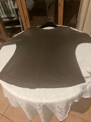 Jersey fino mujer caqui talla M