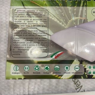 Guanciale Memory Aloe Cervicale