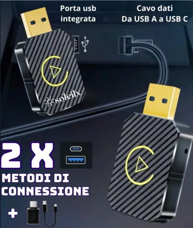 Carplay Android Auto Wireless USB