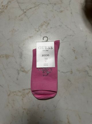 Calzini Guess Rosa con Strass
