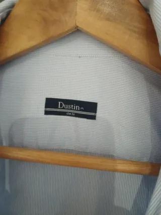 Camisa hombre manga larga azul Talla M