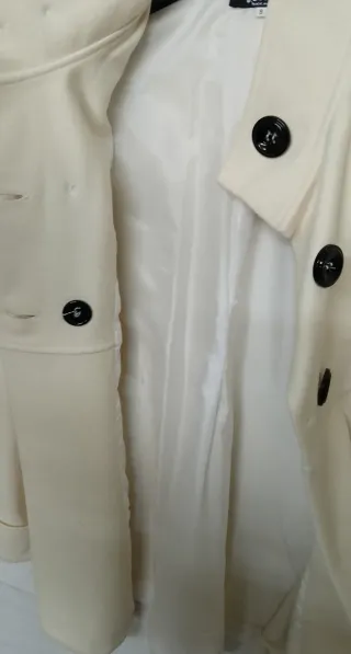 Cappottino Donna 3/4 Lana Pizzo Beige