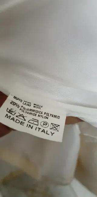 Cappottino Donna 3/4 Lana Pizzo Beige