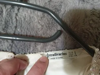 Vestido fiesta lentejuelas Stradivarius Talla S