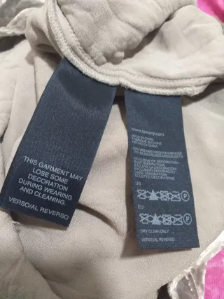 OFERTA Vestido mini fiesta plateado Tommy Hilfiger