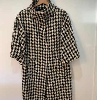 Abrigo capa pata de gallo