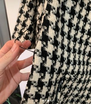 Abrigo capa pata de gallo