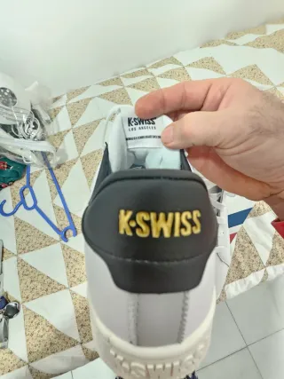 Zapatillas K-Swiss Blancas y Negras