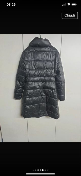 Piumino Elisabetta Franchi nero donna taglia 40