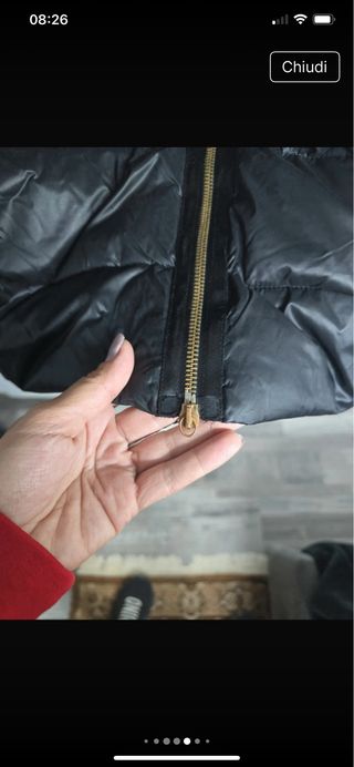 Piumino Elisabetta Franchi nero donna taglia 40