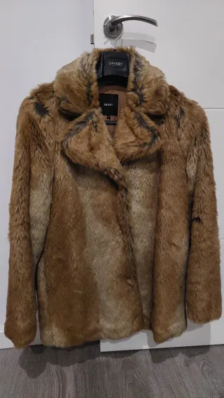 Abrigo de pelo OBJECT Talla S