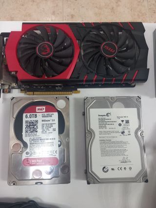 Componentes PC: Placa Base, CPU, GPU, HDD