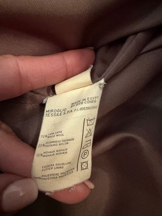 Giaccone donna vintage misto mohair