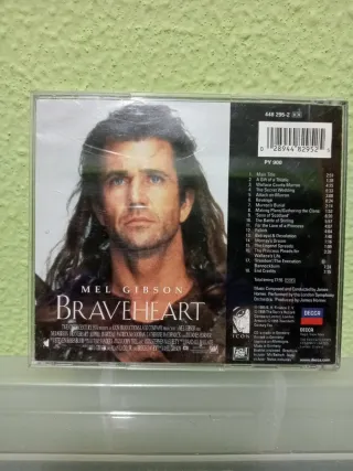 Braveheart Banda Sonora Original CD