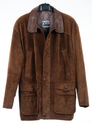 Abrigo Deubo Piel Natural Hombre Talla 50