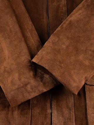 Abrigo Deubo Piel Natural Hombre Talla 50