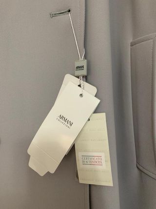 Gabardina Armani Gris