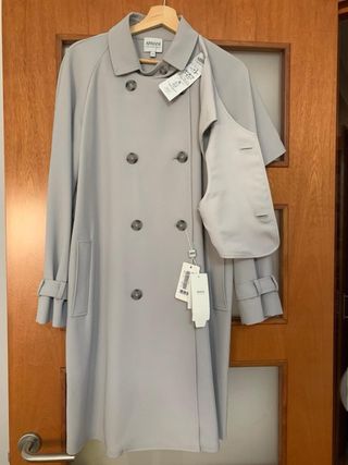 Gabardina Armani Gris