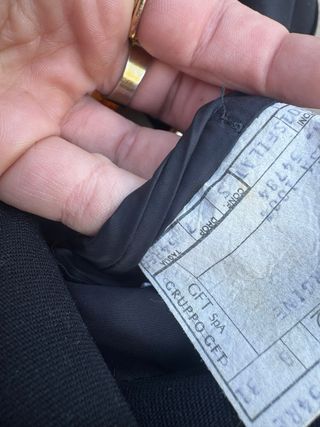 Traje Giorgio Armani Negro