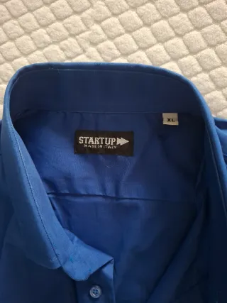 Camicia uomo blu e bianca