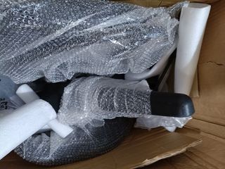 SONGMICS Poltrona da Ufficio Sedia in Tela Sgabello con Poggiapiedi Sedia per Ufficio