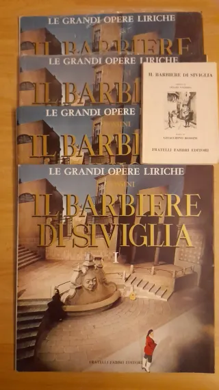 Vinili Il barbiere di Siviglia con libretti